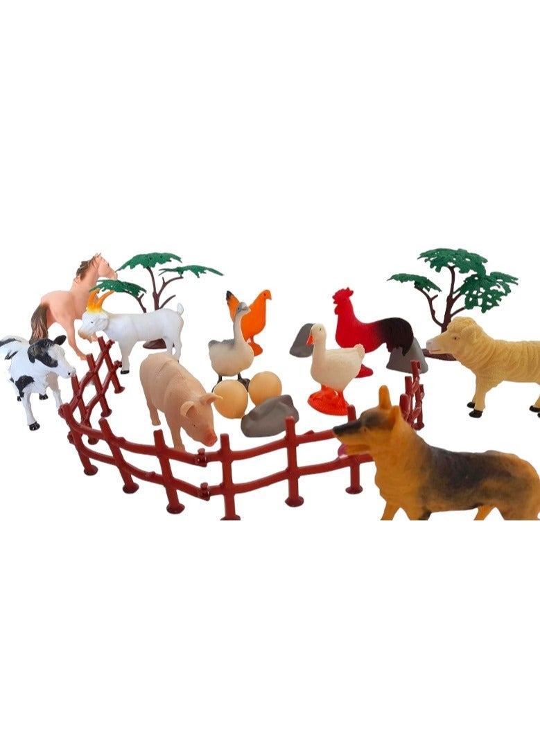 Toy Box Farm Animals Figure Toys Set Non Toxic Multicolored 3+ Year - Image 4